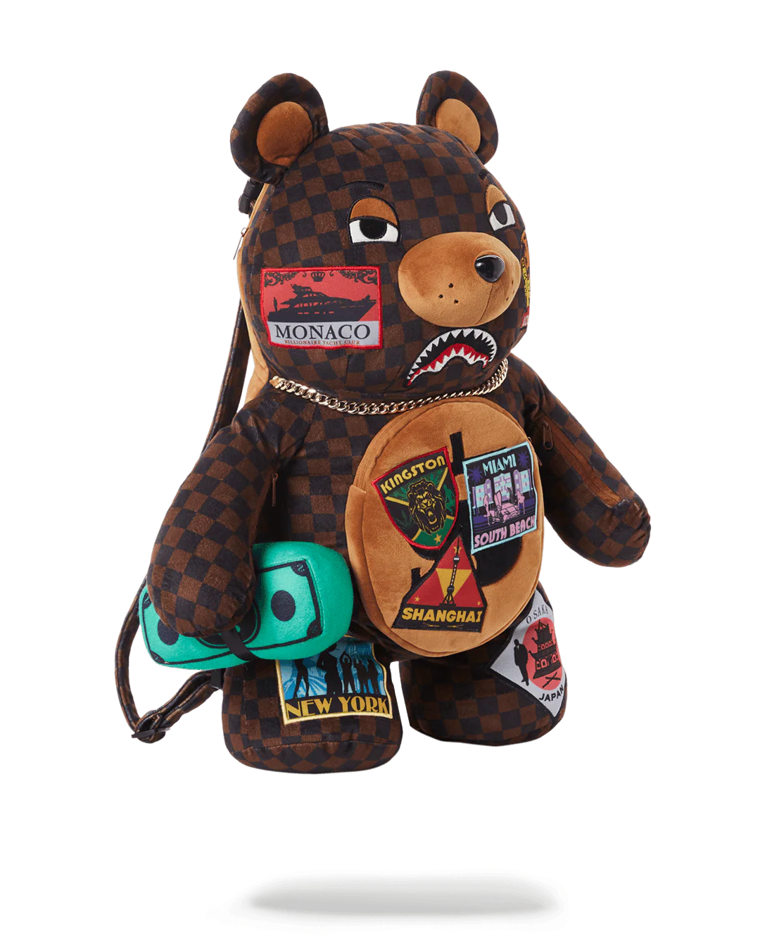 Sprayground Backpack teddy bear Brown - Image 3