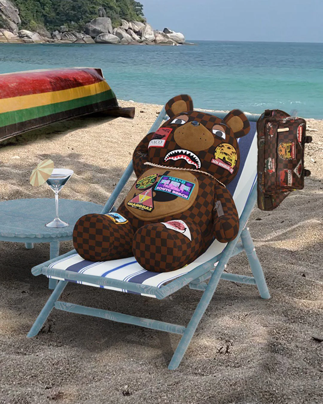 Sprayground Backpack teddy bear Brown - Image 5