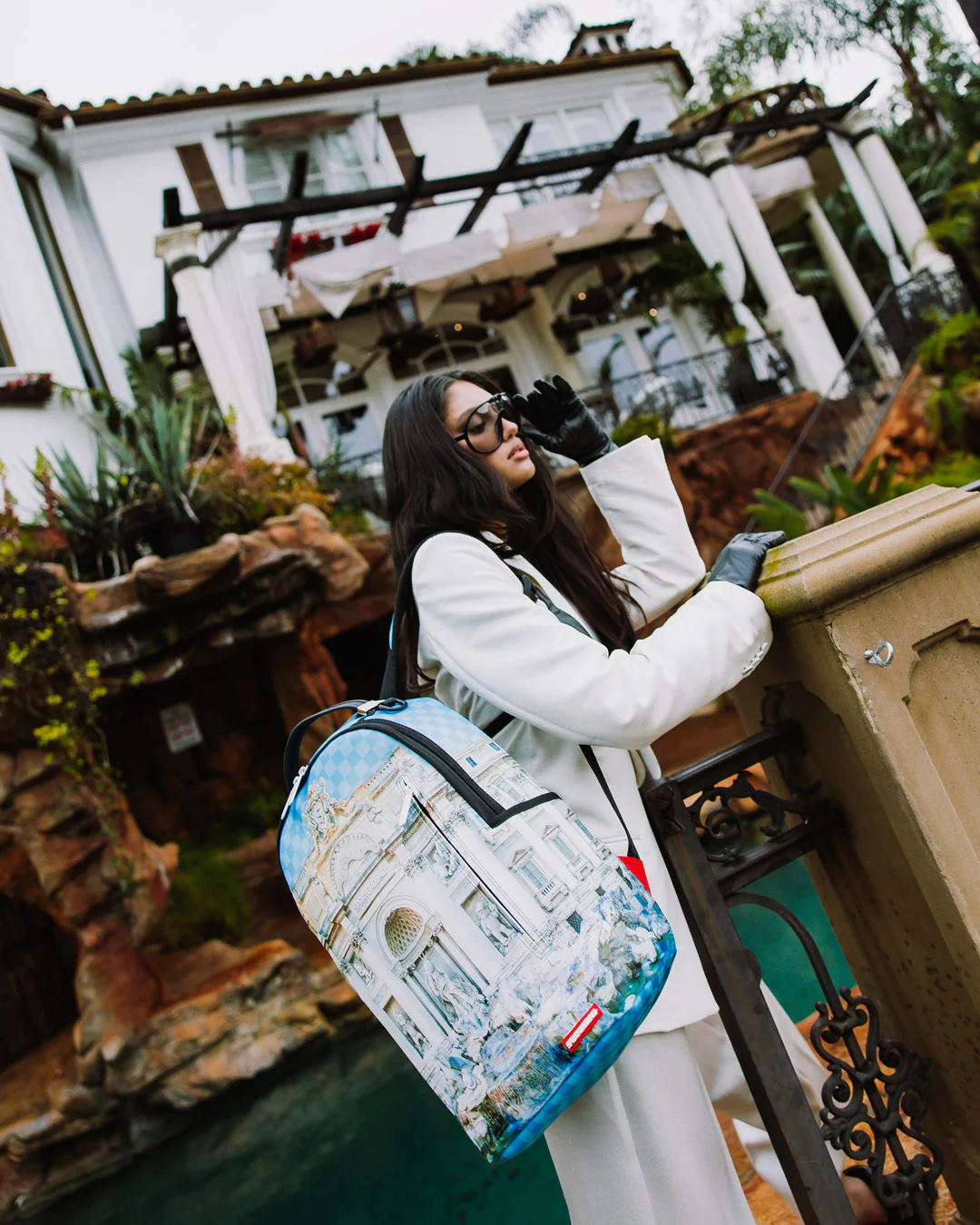 Trevi Fountain In Rome Dlxsv Backpack - Image 2
