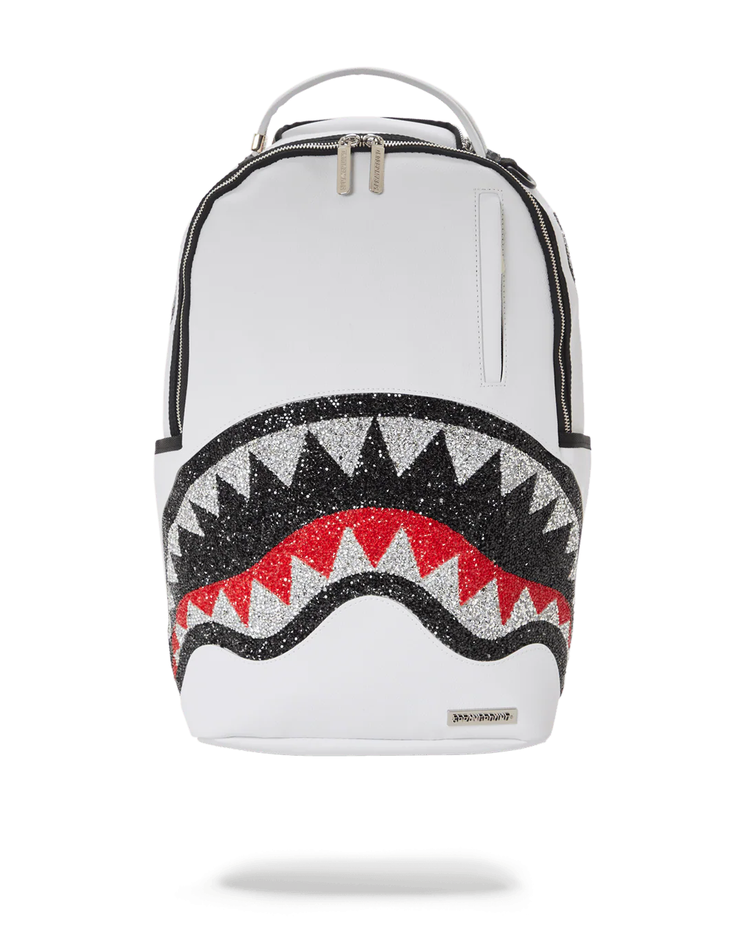 Sprayground Backpack TRINITY 2.0 SHARK WHITE BACPACK White - Image 3