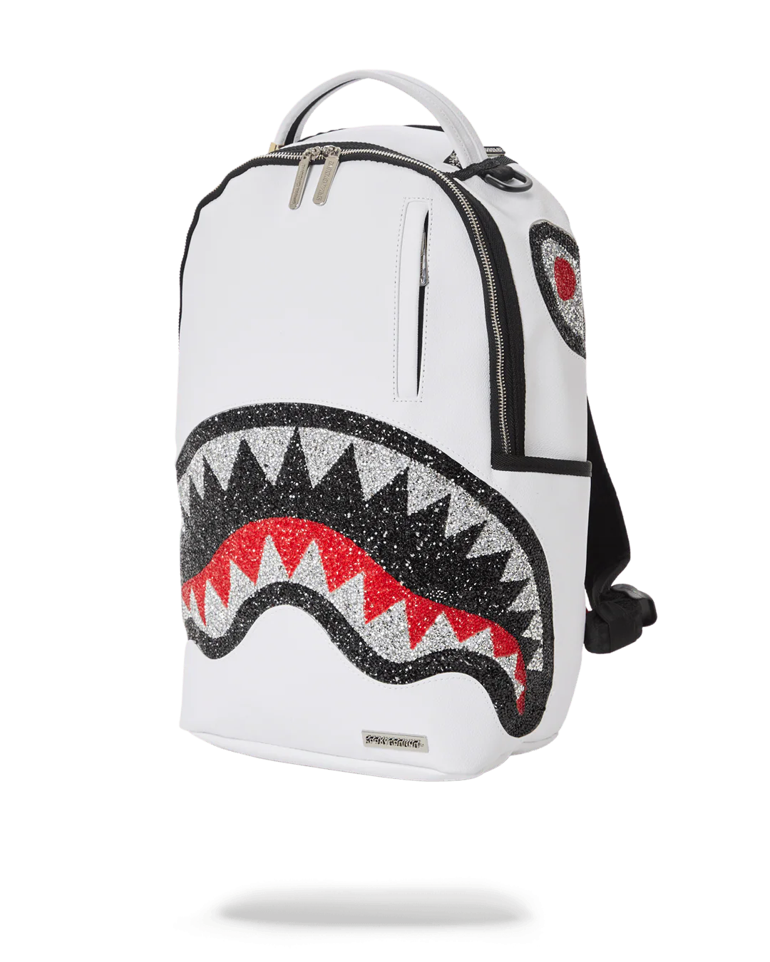 Sprayground Backpack TRINITY 2.0 SHARK WHITE BACPACK White - Image 5