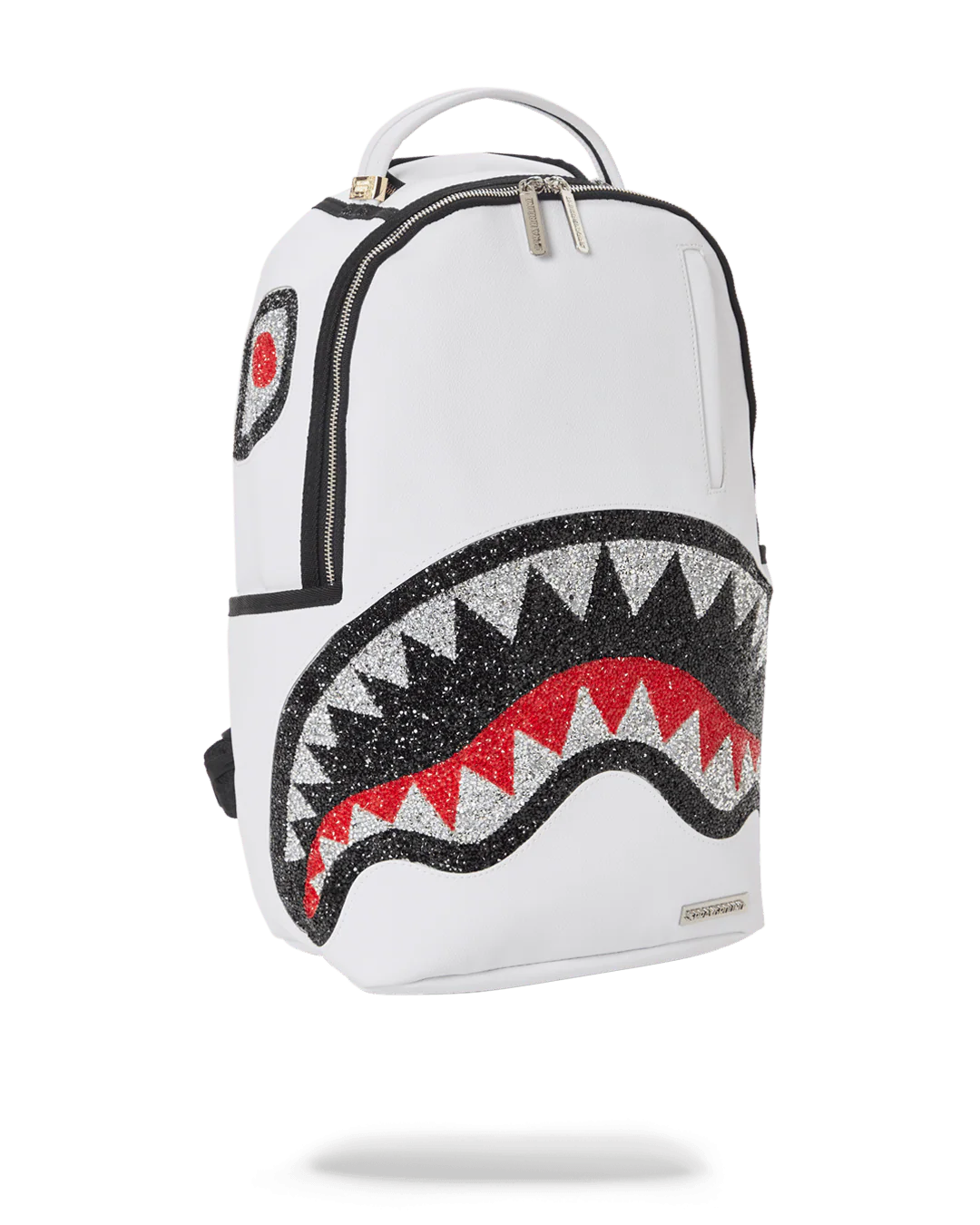 Sprayground Backpack TRINITY 2.0 SHARK WHITE BACPACK White - Image 9