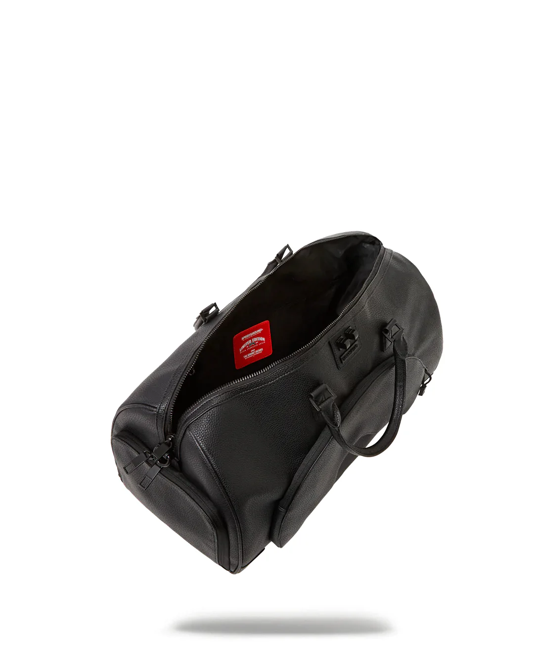 Black Pvc Sharkpocket Duffle - Image 9