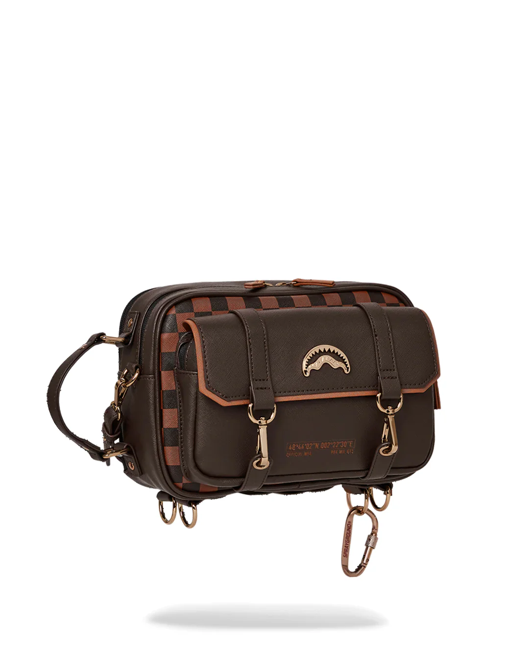 Brown Checkered Special Ops Toiletry - Image 2