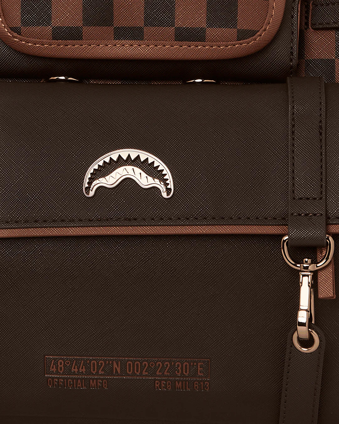 Brown Checkered Special Ops Tote - Image 6