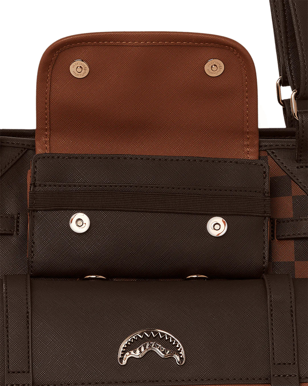 Brown Checkered Special Ops Tote - Image 7