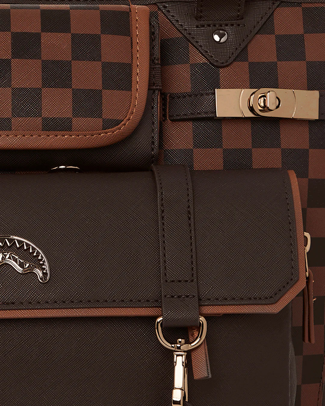 Brown Checkered Special Ops Tote - Image 8