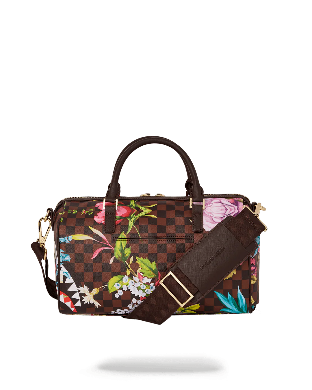 Sprayground Bag GARDEN OF SHARKS MINI DUFFLE Brown - Image 5