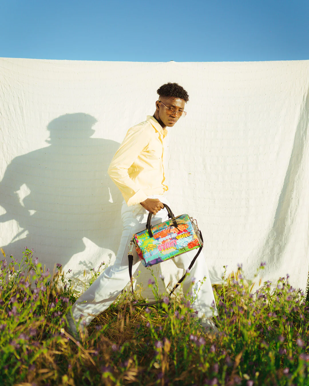 Gold Astro Checkered Reveal Duffle 910d4690nsz - Image 9