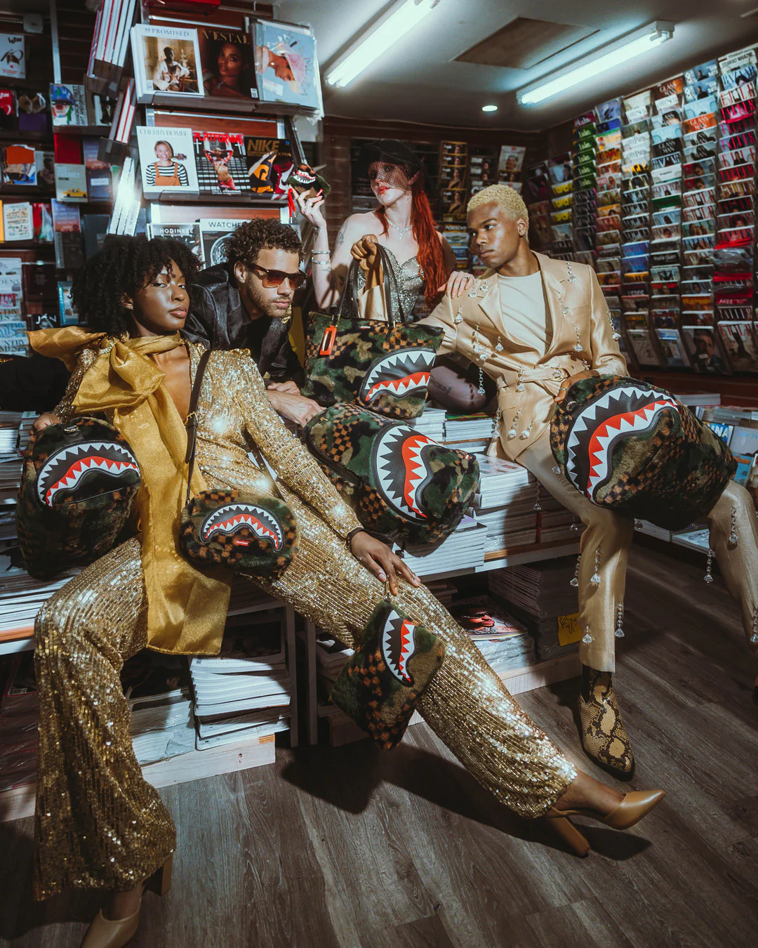 Green 3am Fur Duffle - Image 16