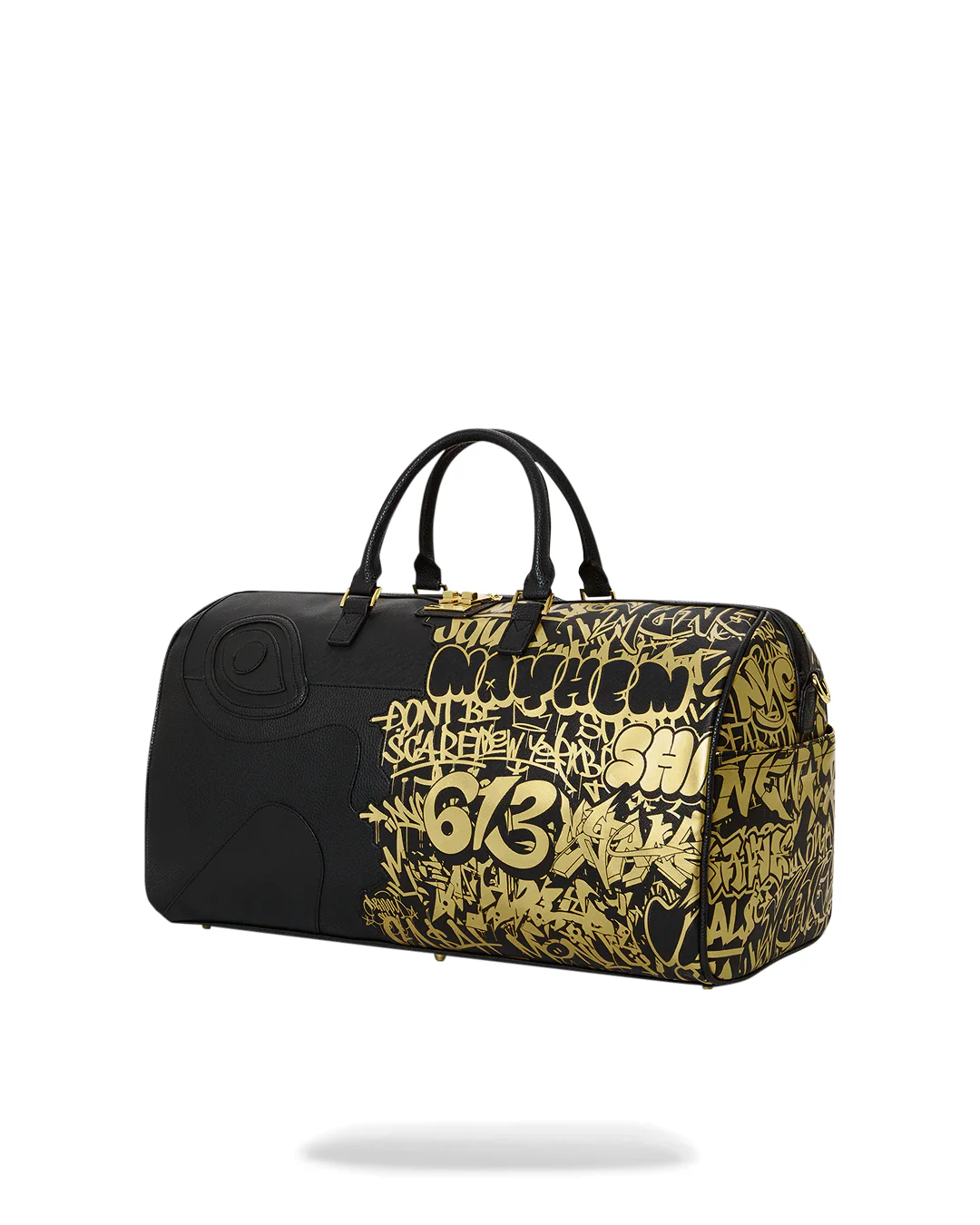 Half Graff Gold Large Duffle - Image 7