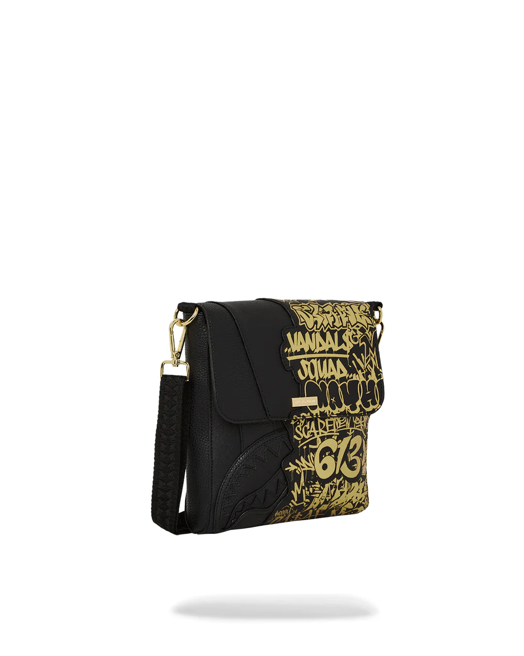 Half Graff Gold Messenger Bag - Image 3