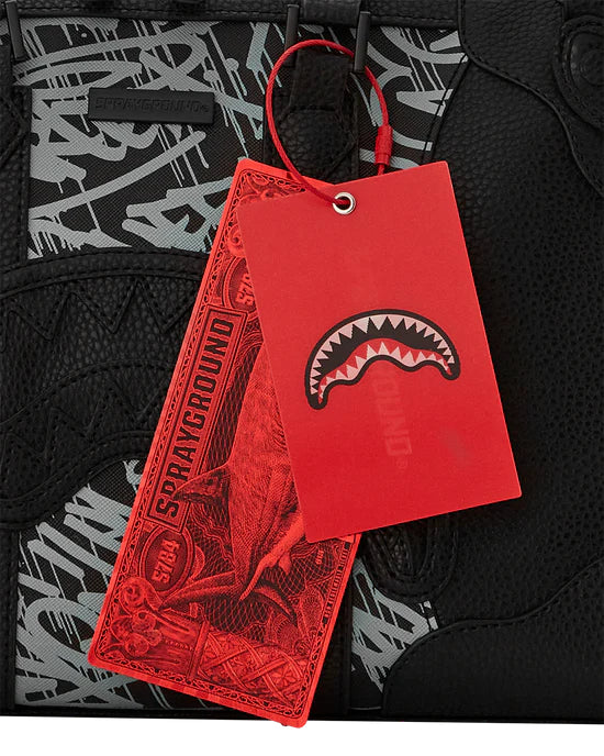 Midnight Raceway Graffiti Triangle Mini Duffle - Image 11