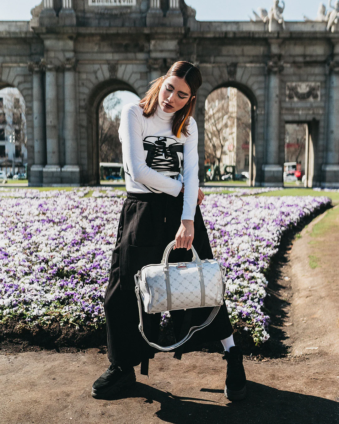 Monogram Powder Mini Duffle - Image 2