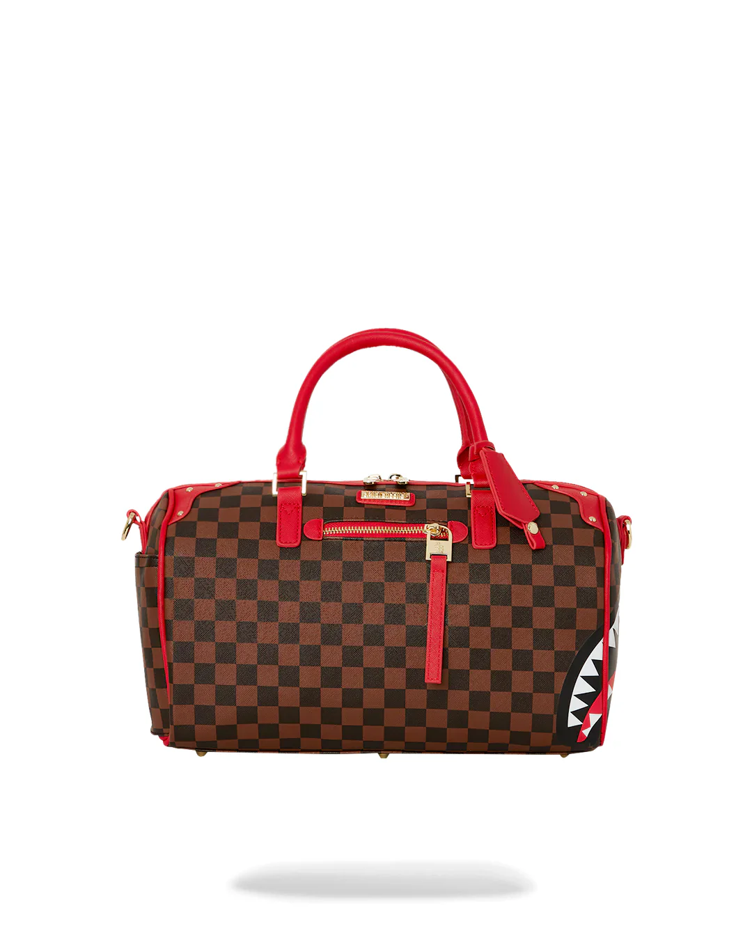 Red Sharks In Paris Box Mini Duffle