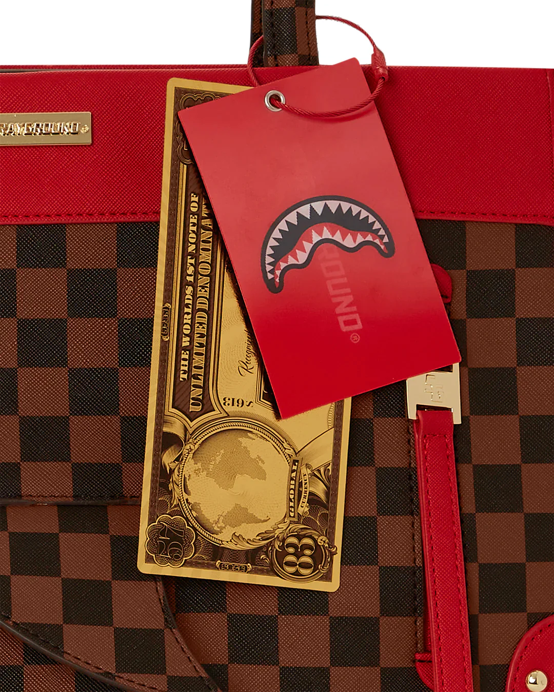 Red Sharks In Paris Shark Break Thru Tote - Image 16