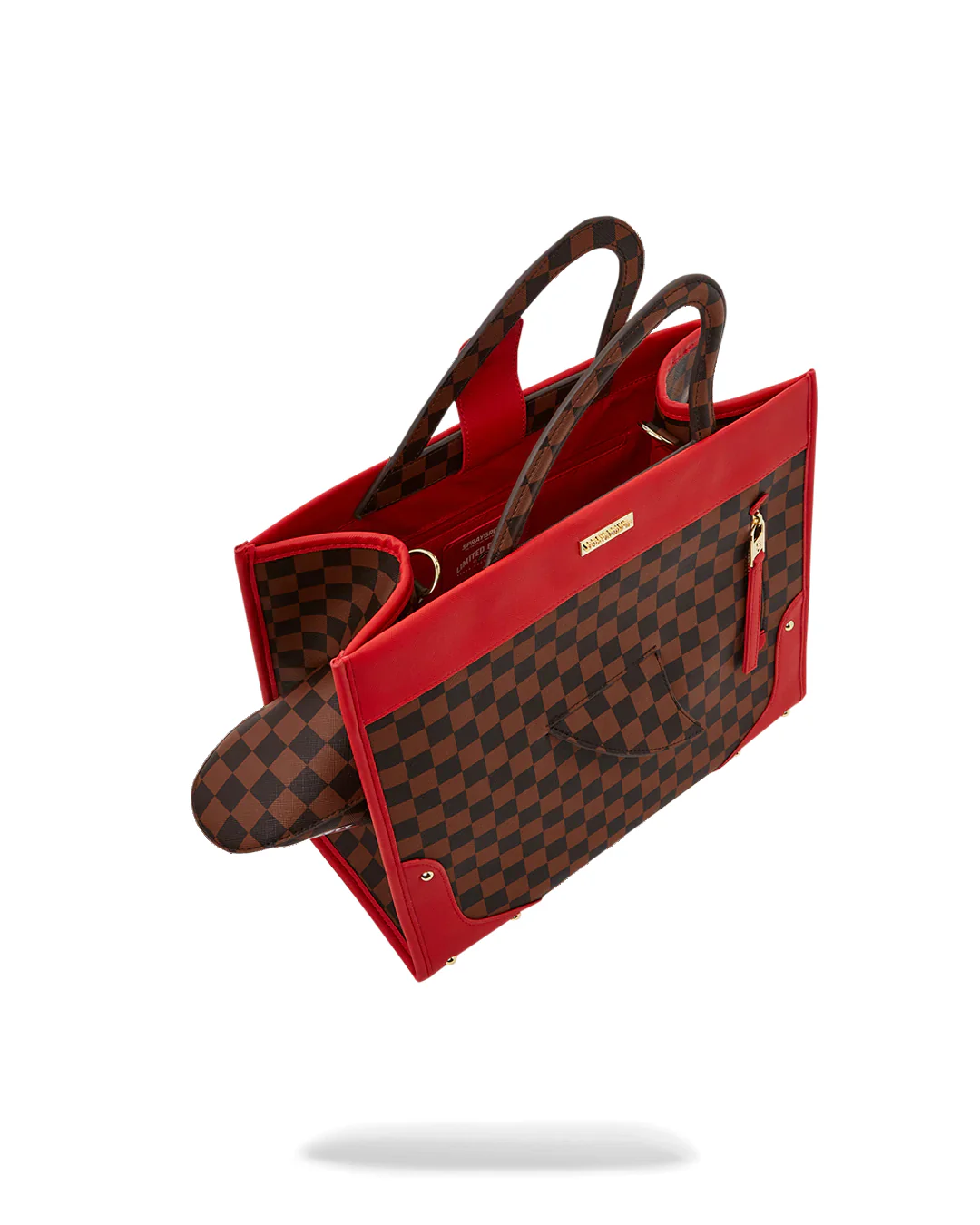 Red Sharks In Paris Shark Break Thru Tote - Image 8