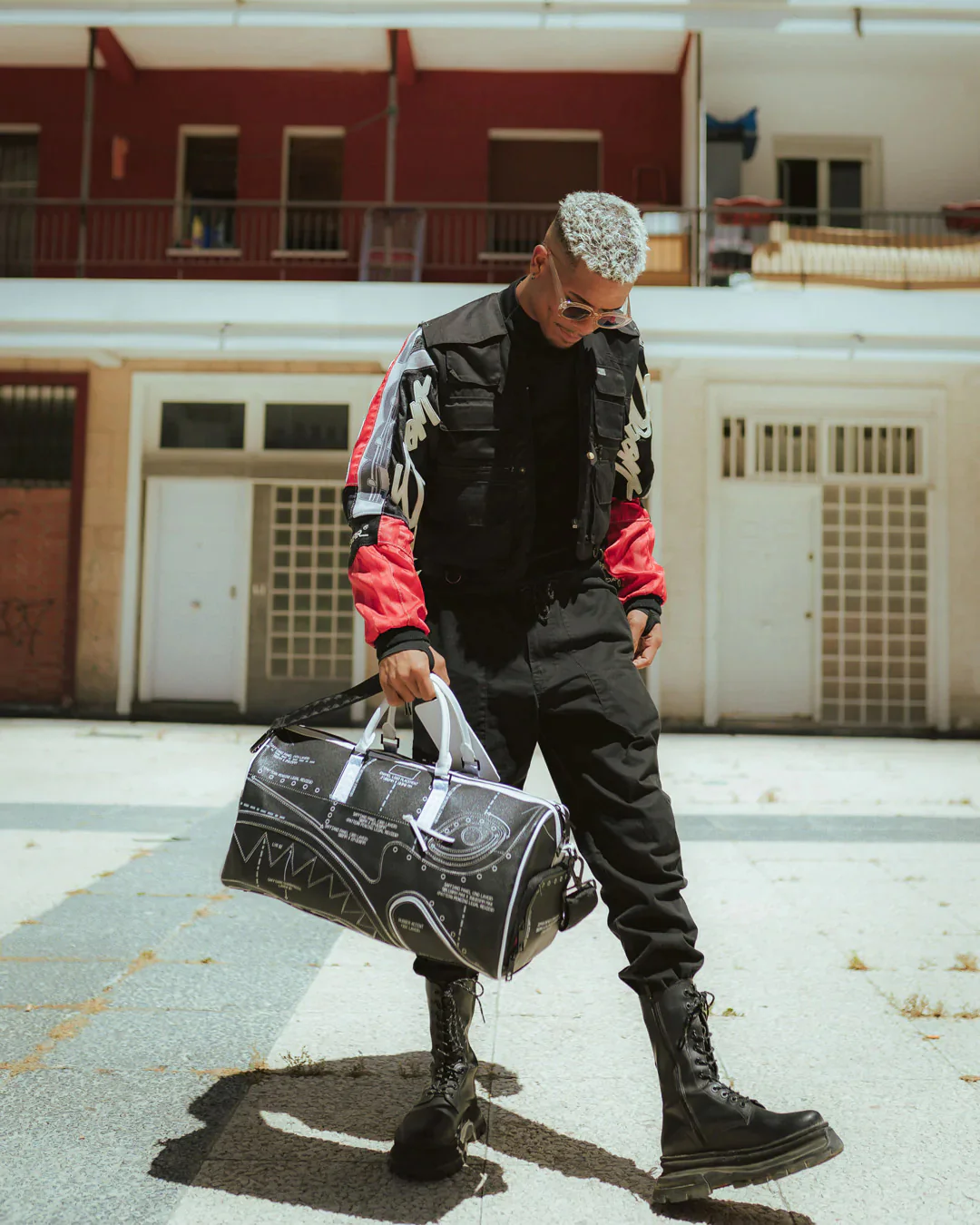 Reverse Technical Cut And Sew Duffle - Image 6