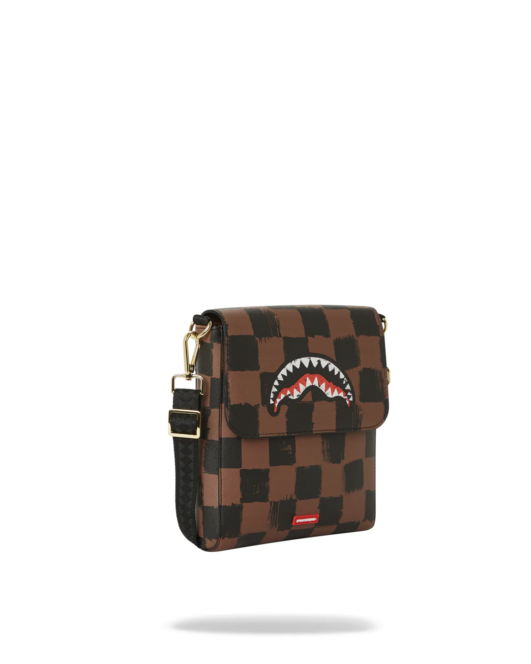 Sharks In Paris Painted Messenger Sling Bag - Image 2