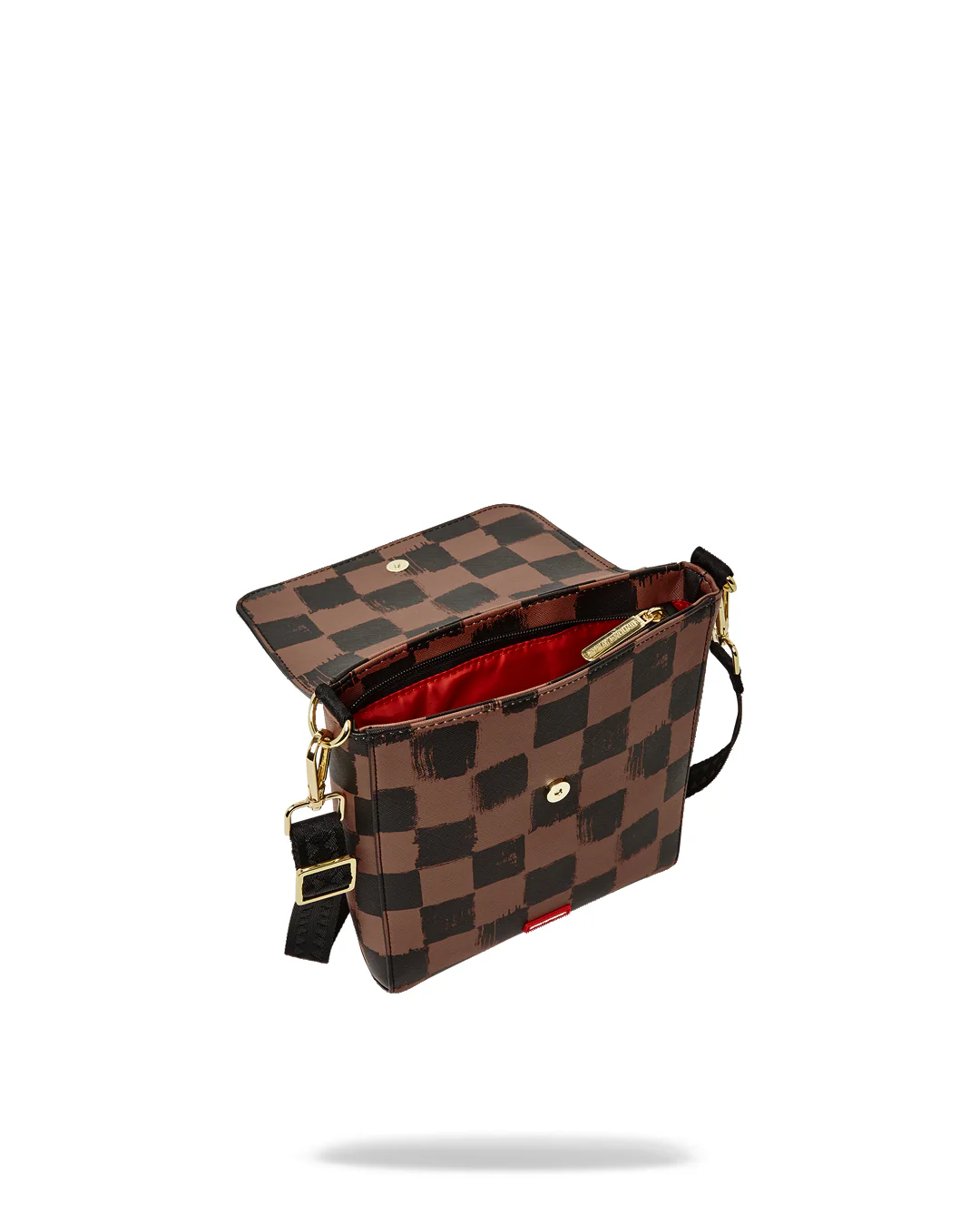 Sharks In Paris Painted Messenger Sling Bag - Image 4