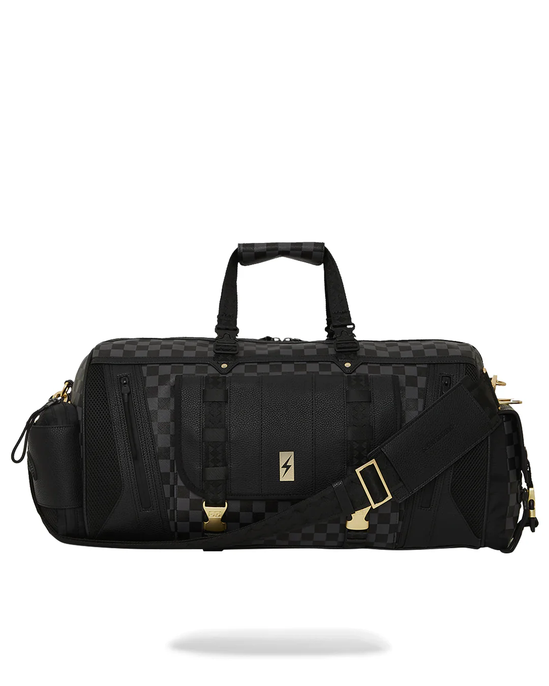 Special Ops Grey Checkered Cargo Duffle - Image 7