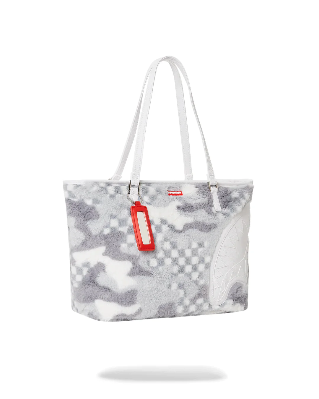 White 3am Fur Tote - Image 3