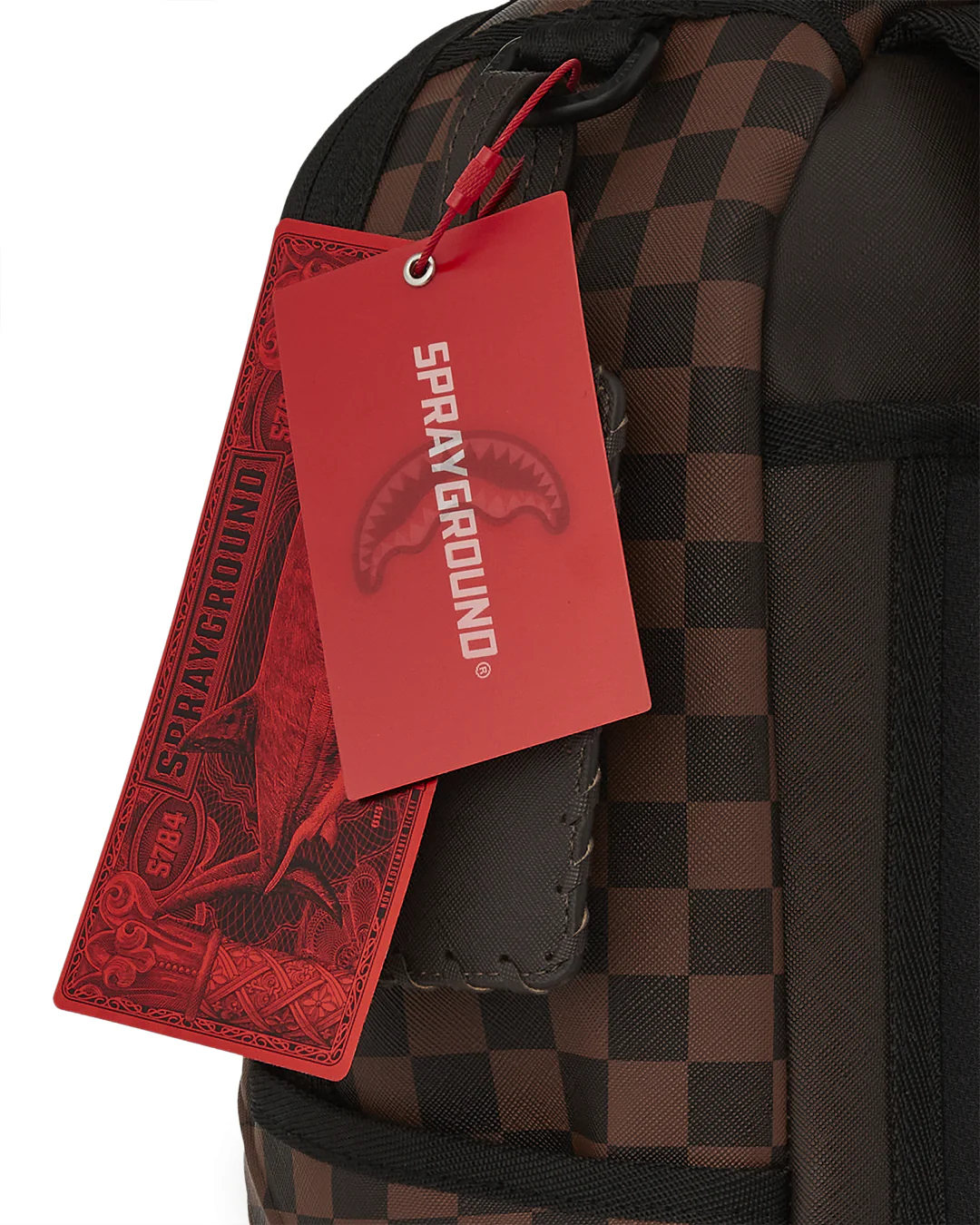 Core Emboss Check Backpack - Image 11