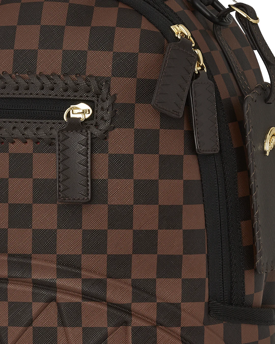 Core Emboss Check Backpack - Image 6