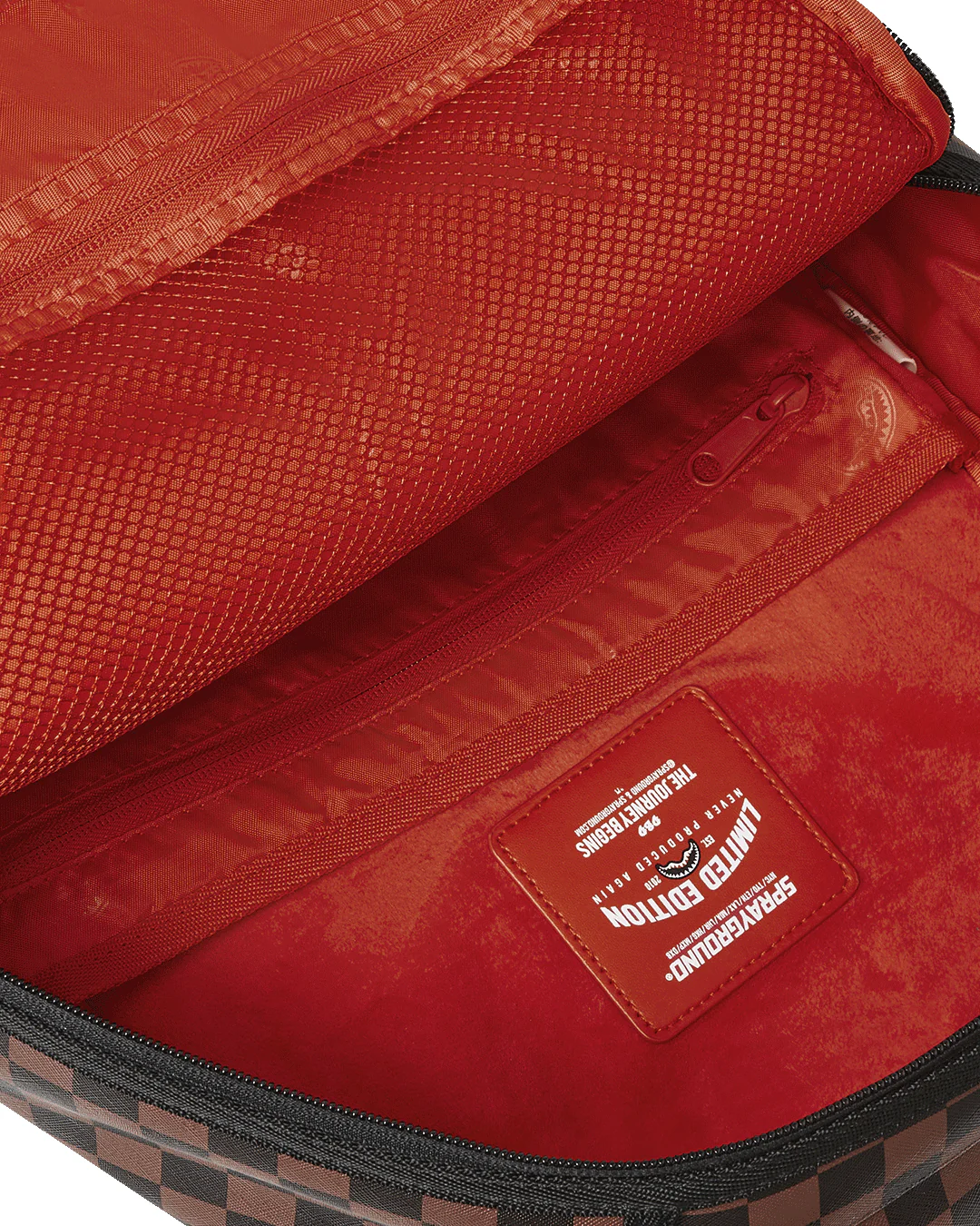 Core Emboss Check Backpack - Image 8