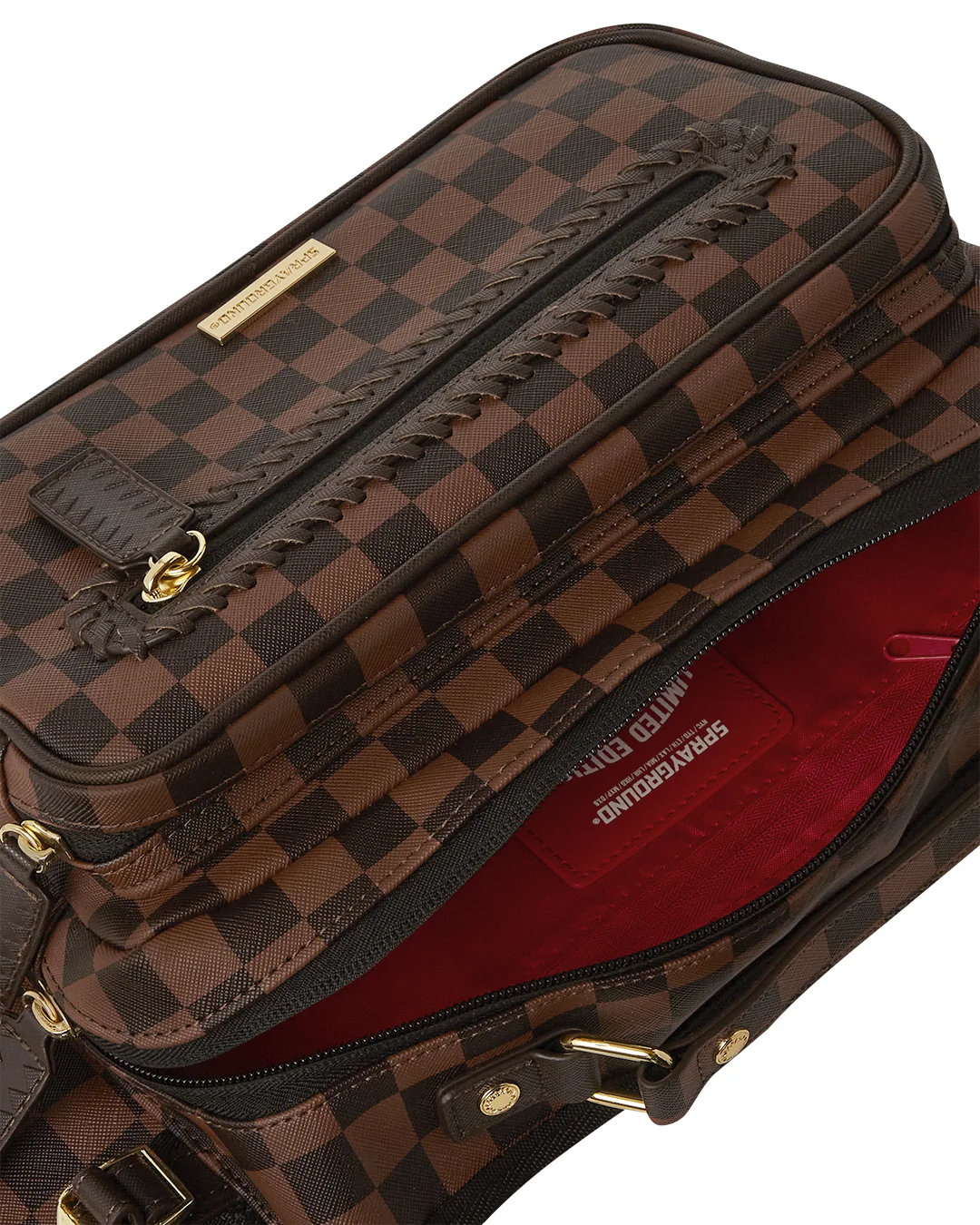 Core Emboss Check Cargo Crossbody - Image 4