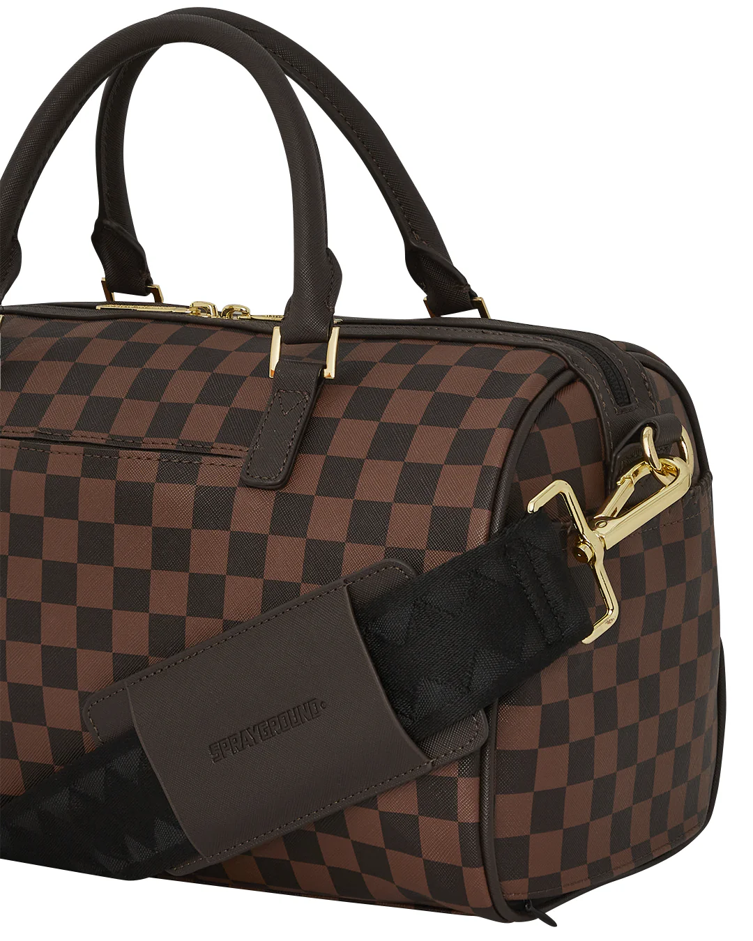 Core Emboss Check Mini Duffle - Image 5