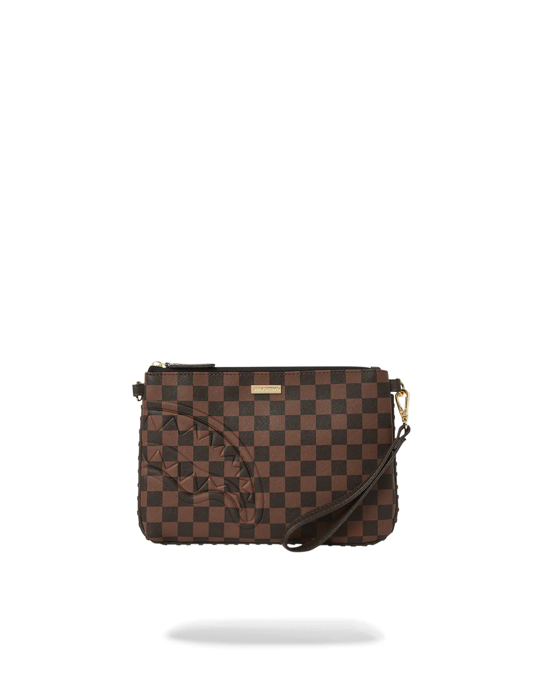 Core Emboss Check Pouchette - Image 4