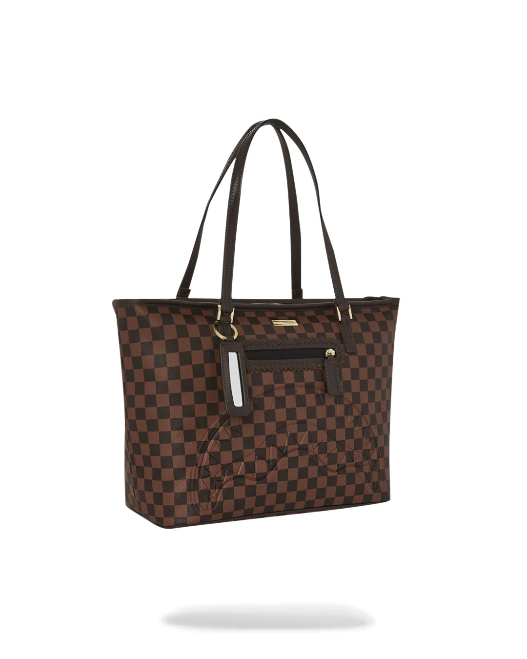 Core Emboss Check Tote - Image 2