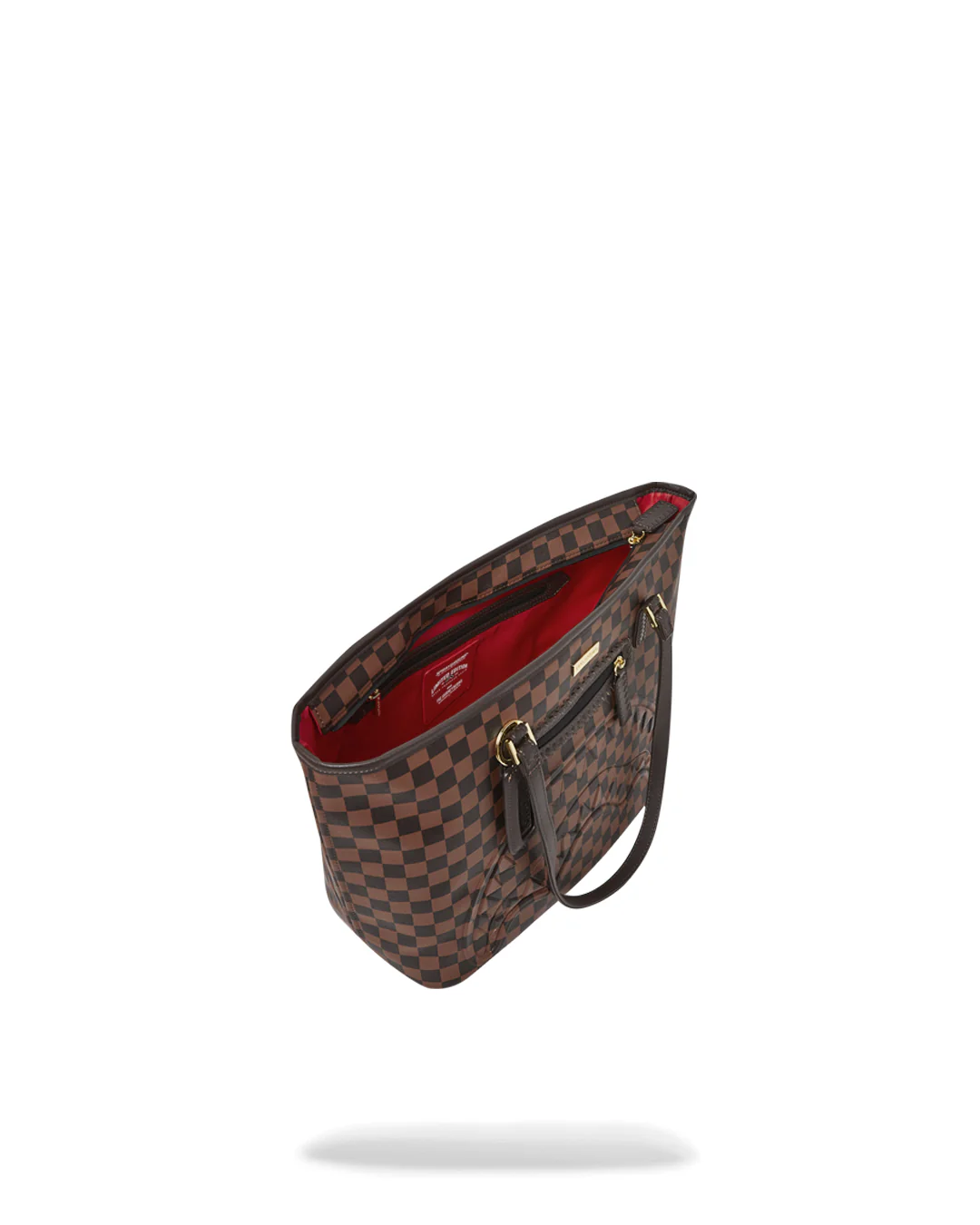 Core Emboss Check Tote - Image 4