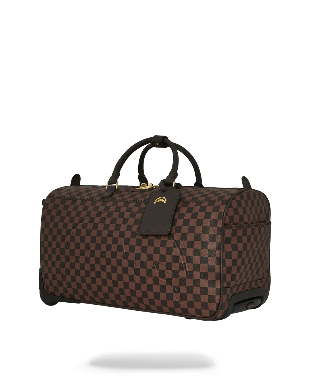 Core Emboss Check Wheely Duffle - Image 3