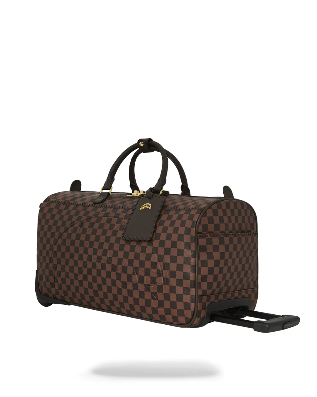 Core Emboss Check Wheely Duffle - Image 5