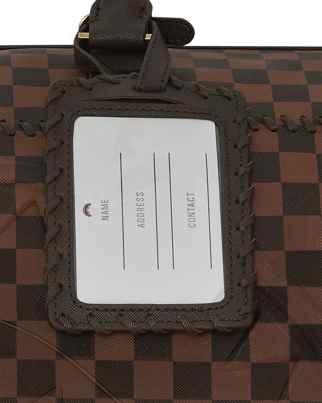 Core Emboss Check Wheely Duffle - Image 8