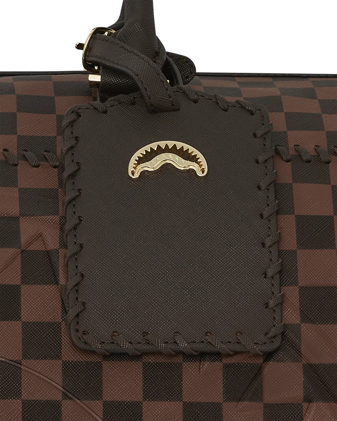 Core Emboss Check Wheely Duffle - Image 9