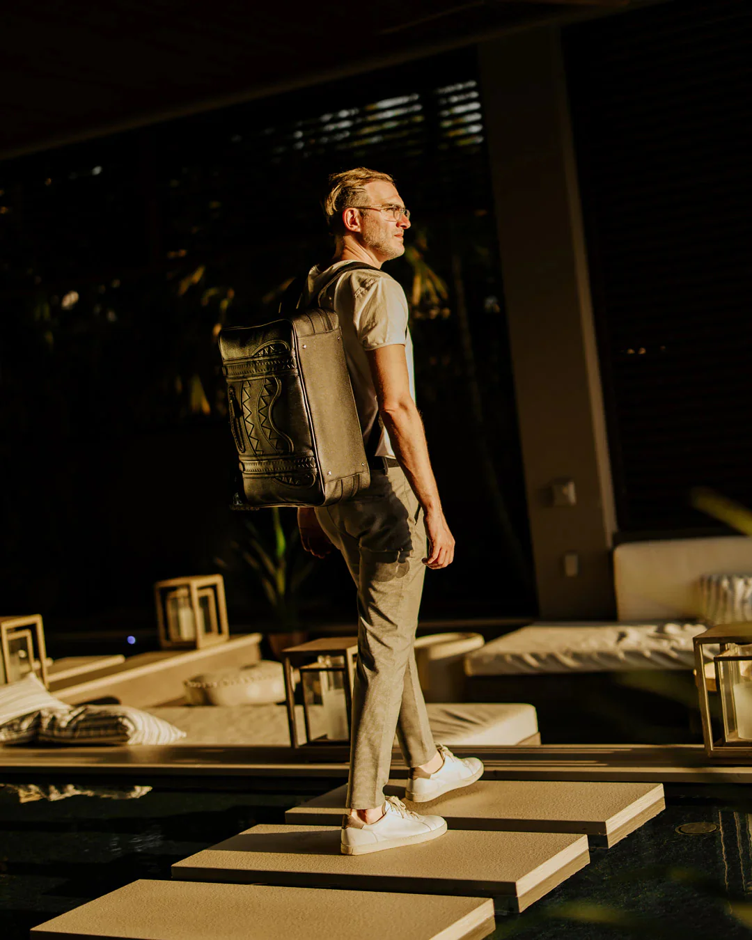 Core Embossed 8 Carryon To Backpack - Image 2