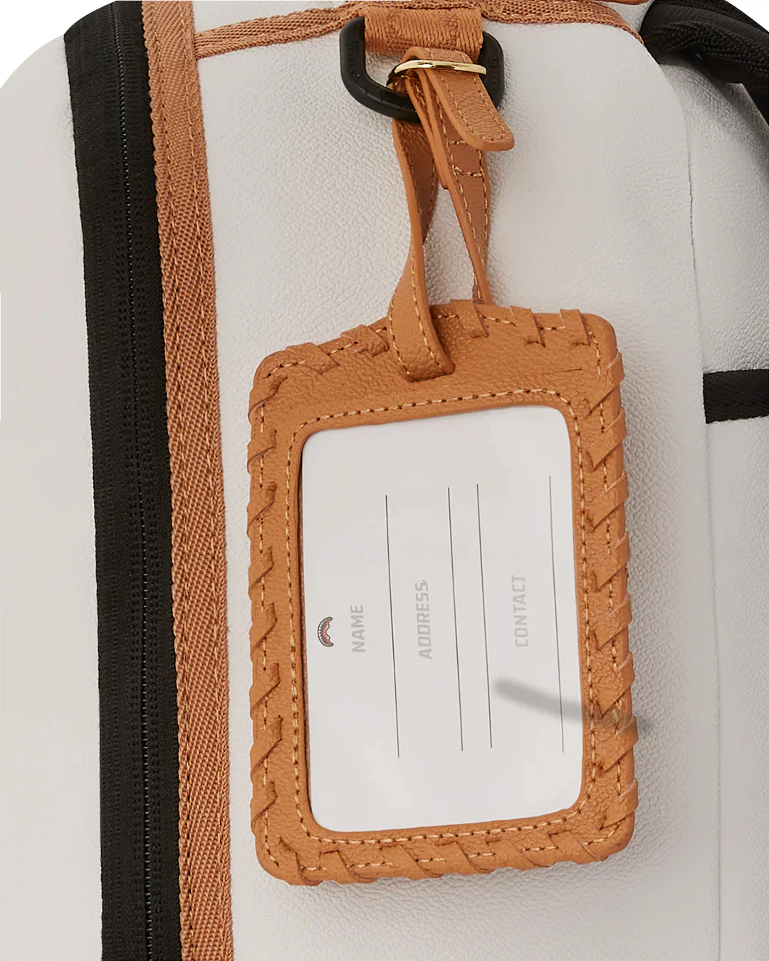Core Embossed Ivory Backpack - Image 11