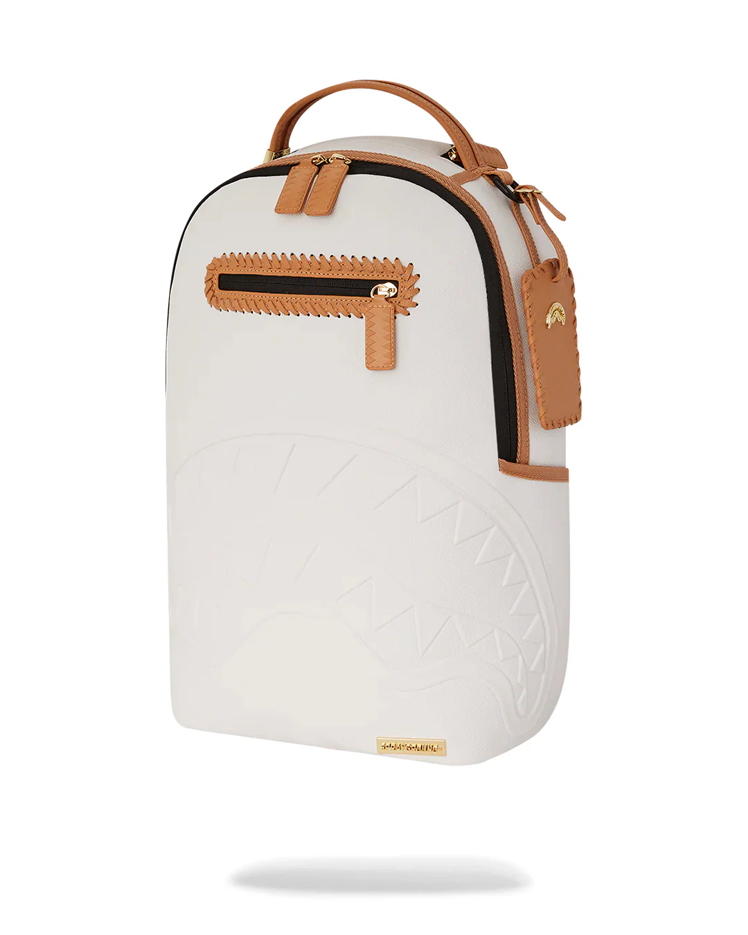 Core Embossed Ivory Backpack - Image 5
