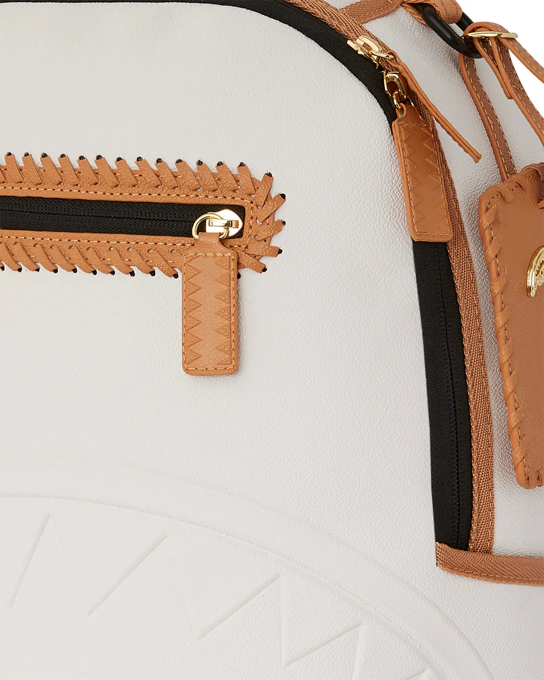 Core Embossed Ivory Backpack - Image 6