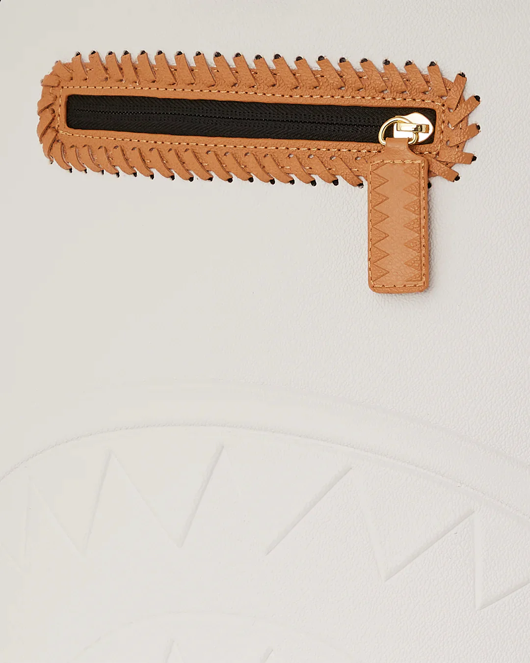 Core Embossed Ivory Backpack - Image 9