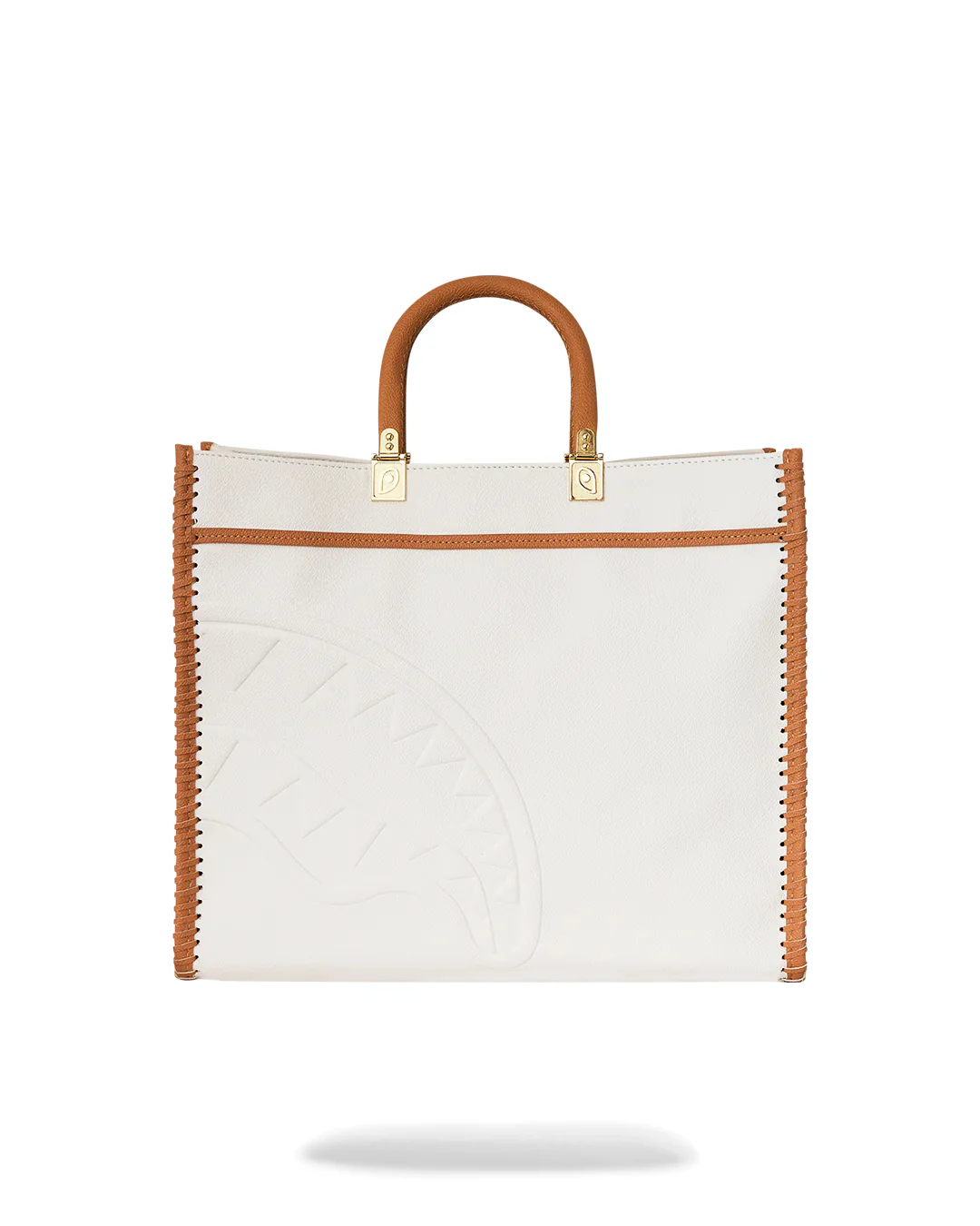 Core Embossed Ivory Tortuga Tote - Image 7