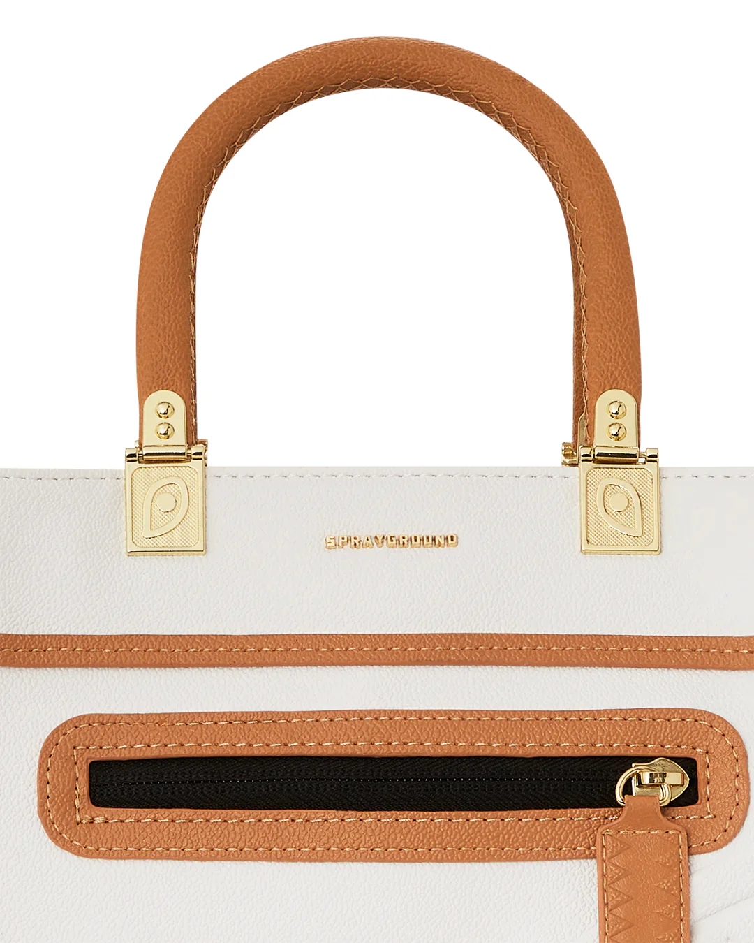 Core Embossed Ivory Tortuga Tote - Image 9