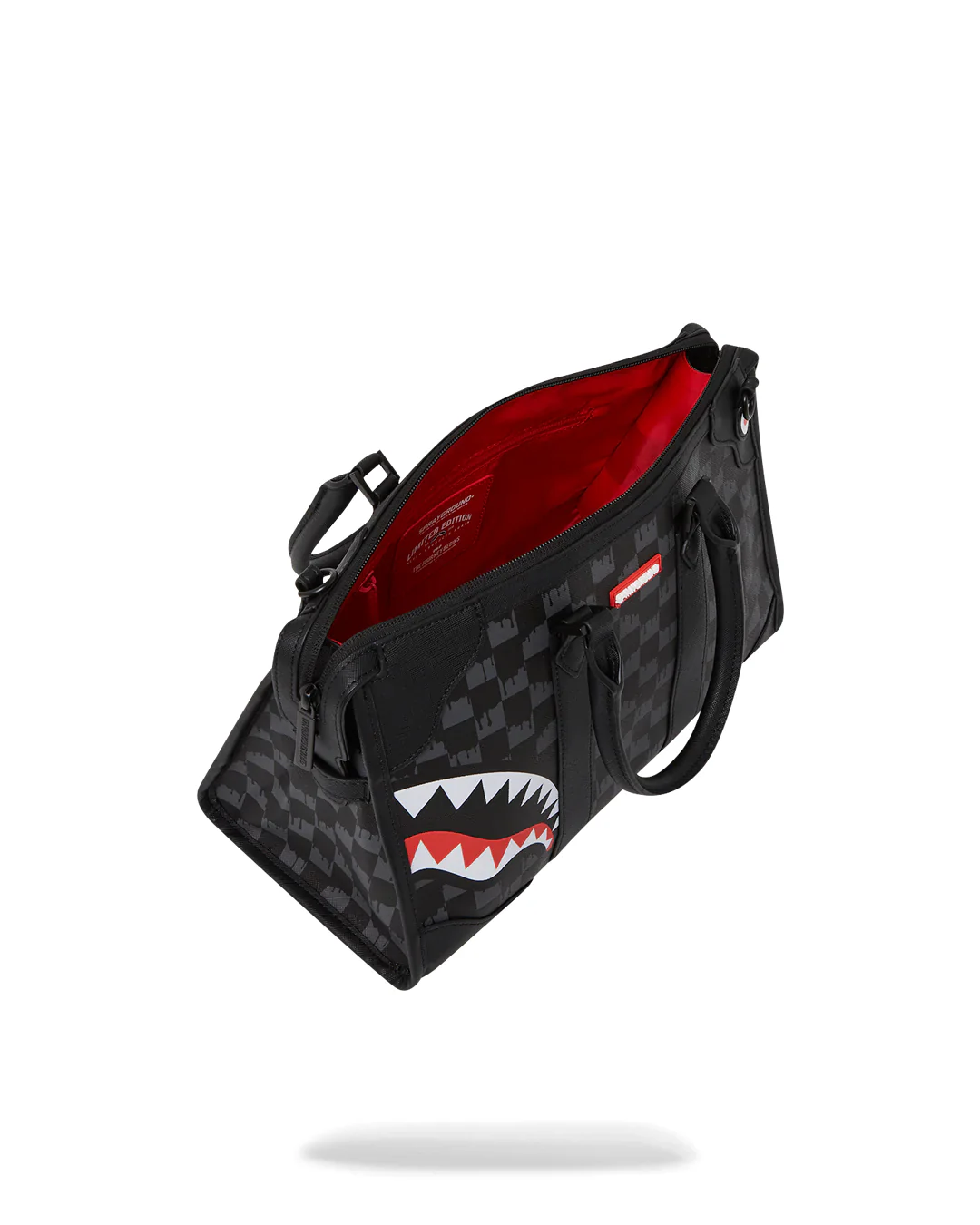 Drip Check Shark Mini Duffle - Image 9