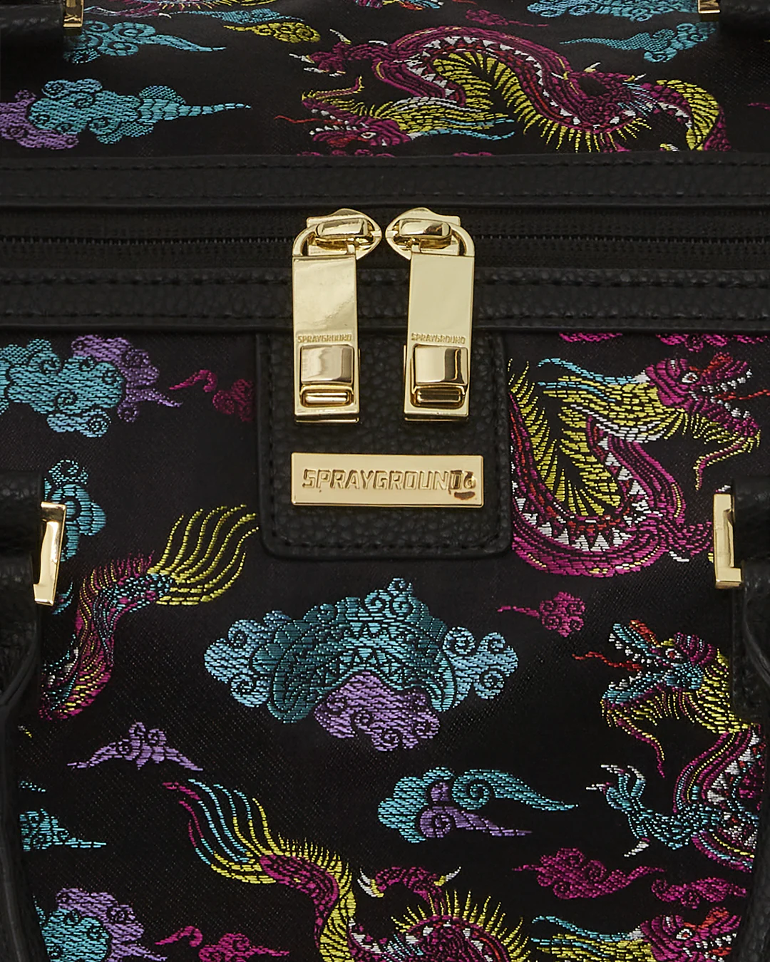 Embroidered Dragons Duffle - Image 11