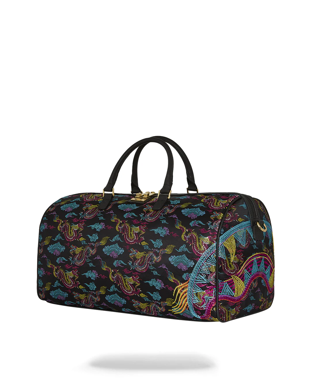 Embroidered Dragons Duffle - Image 7
