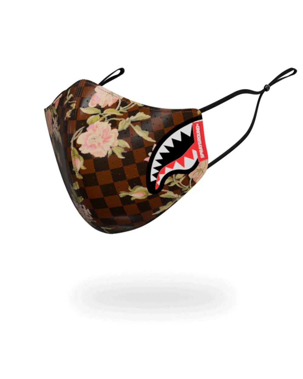 Flower Sharks In Paris Pvc Fashion Mask - Image 3