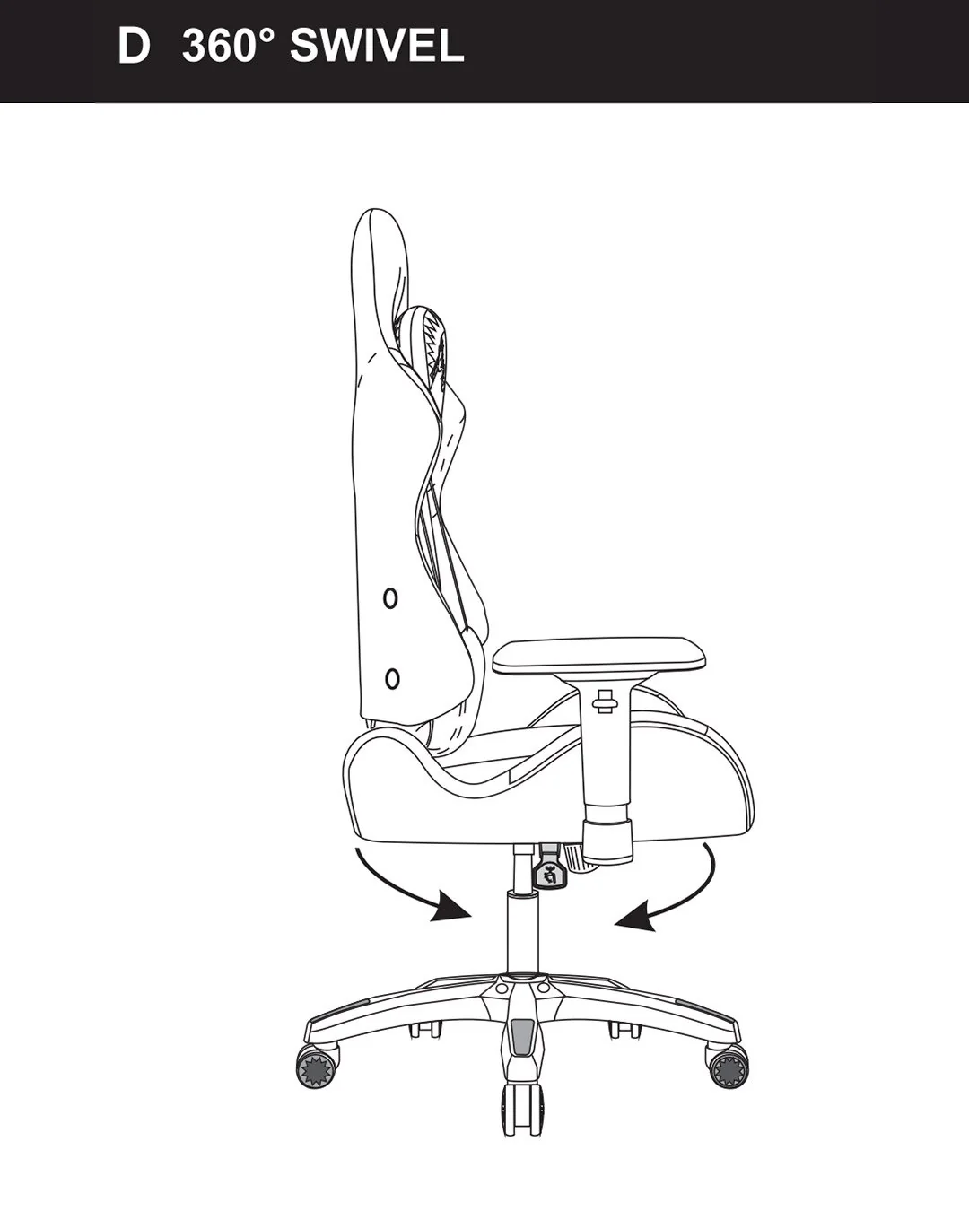 Sprayground Gaming chairs 3AM CHAIR Black - Image 16